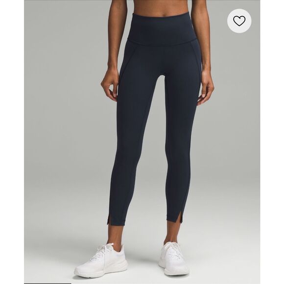 Lululemon Wunder Train High Rise 25” Split hem - Picture 1 of 8